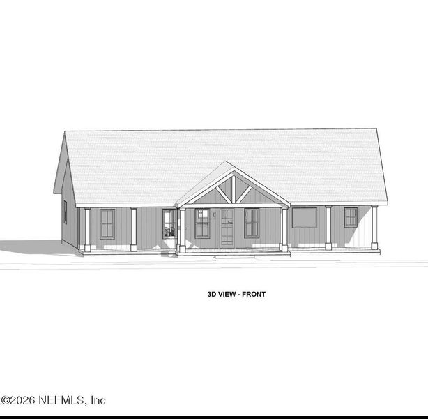 Exterior rendering of this home design in , Palatka, FL (Image 2). Exterior rendering of this home design in , Palatka, FL (Image 2).