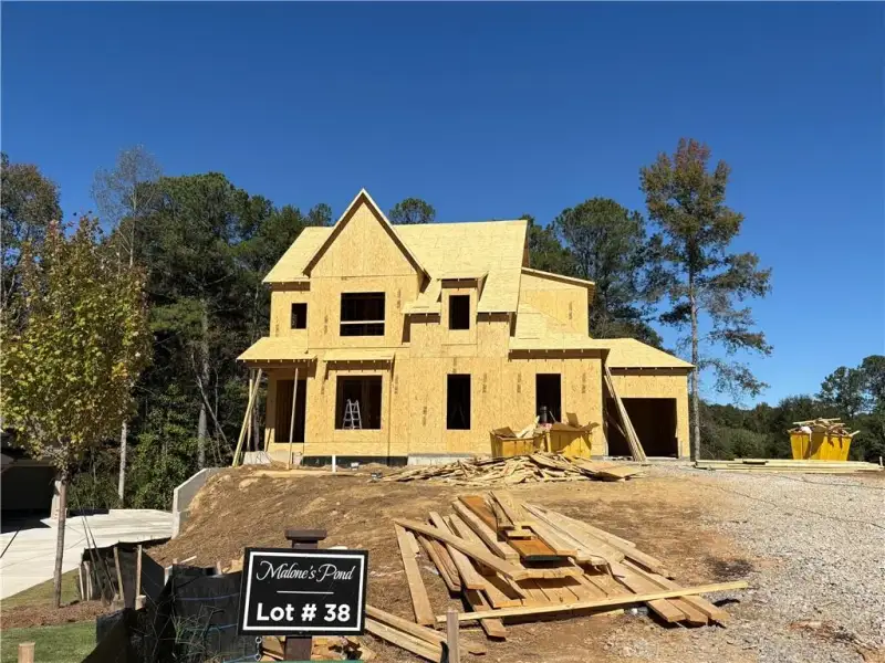 In-progress construction of a new home in , Ball Ground, GA (Image 5).