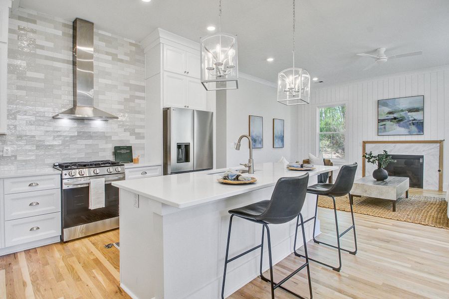 Furnished interior view inside a new home in , Mount Pleasant (Image 13).