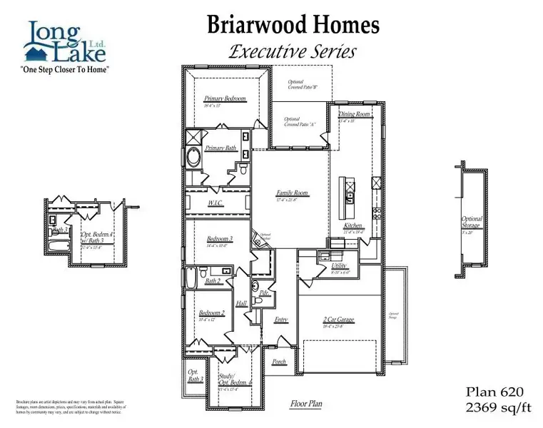 2D floor plan layout for the 620 by Long Lake Ltd. in Grand Magnolia, Magnolia, TX (Image 3). 2D floor plan layout for the 620 by Long Lake Ltd. in Grand Magnolia, Magnolia, TX (Image 3).