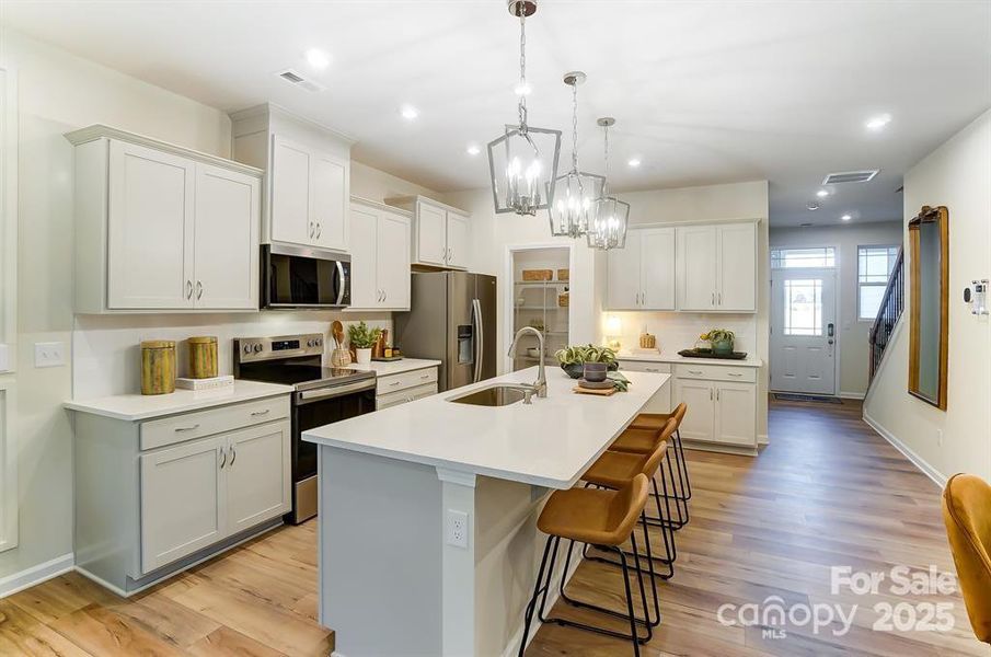 Furnished interior view inside a new home in Arbor Chase, Clover (Image 4).
