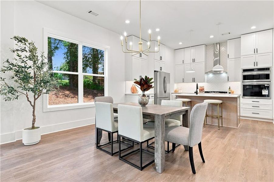Furnished interior view inside a new home in , Fairburn (Image 8).