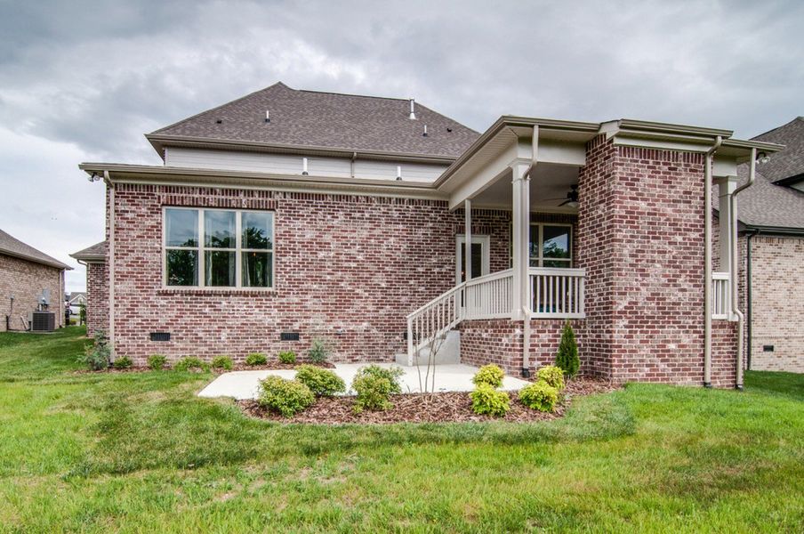 Representative exterior details of a home built from the Oxford by Celebration Homes in Harvest Point, Spring Hill (Image 3). Representative exterior details of a home built from the Oxford by Celebration Homes in Harvest Point, Spring Hill (Image 3).