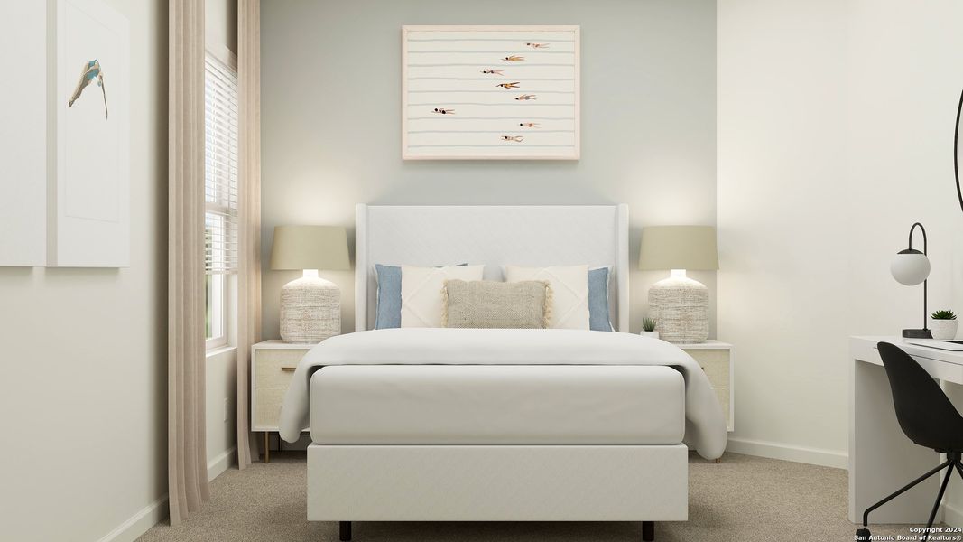 Furnished interior view inside a new home in , Corpus Christi (Image 10).