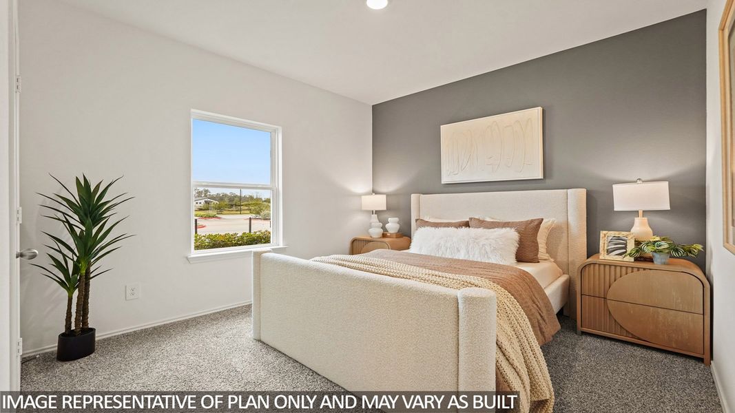 Furnished interior view inside a new home in Silverthorne, Conroe (Image 4).