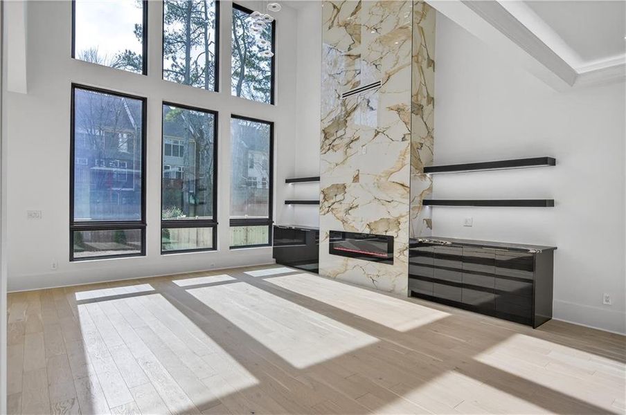 Furnished interior view inside a new home in , Atlanta (Image 43).