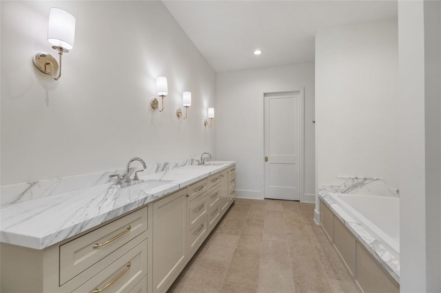 Furnished interior view inside a new home in , Houston (Image 10).