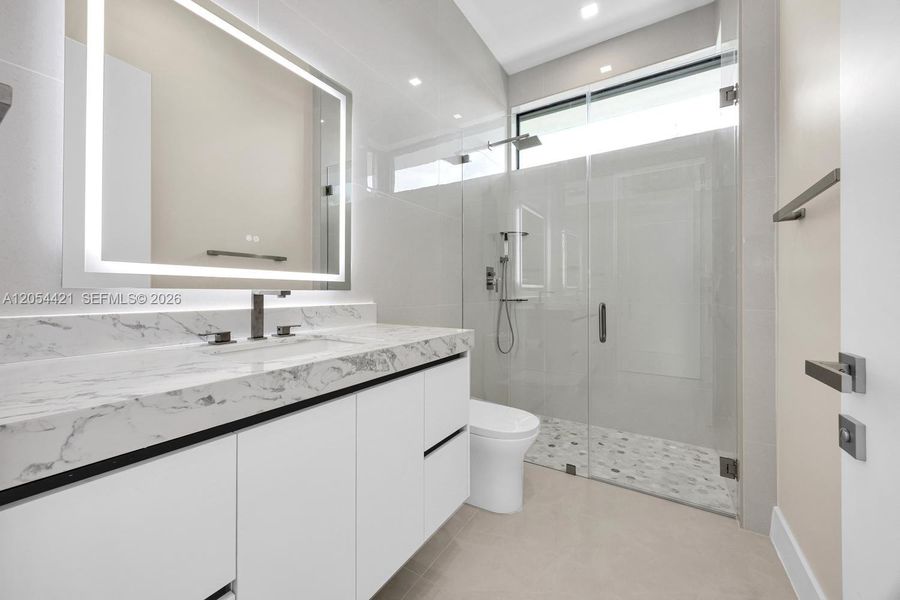 Furnished interior view inside a new home in , Miami (Image 14).