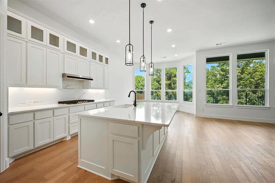 Furnished interior view inside a new home in Thompson Farms: 60ft. lots, Van Alstyne (Image 6). Furnished interior view inside a new home in Thompson Farms: 60ft. lots, Van Alstyne (Image 6).