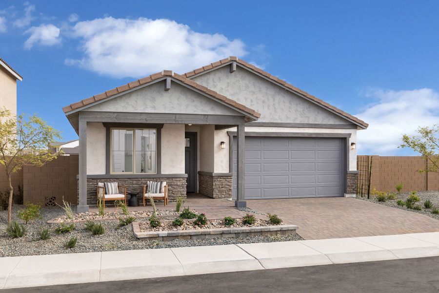 Representative exterior photo of a completed home built from the Copper by Mattamy Homes in Soleo, San Tan Valley, AZ (Image 18).