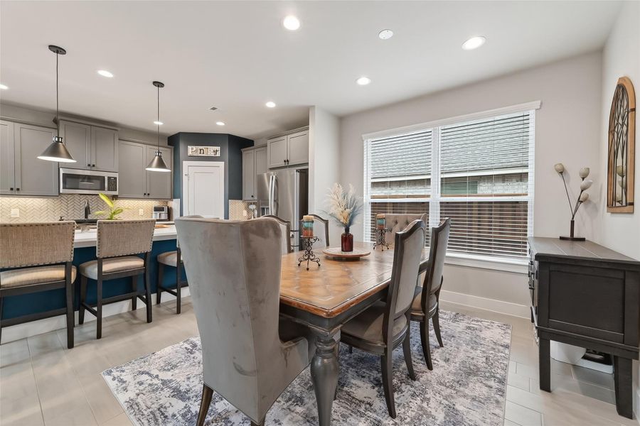 plenty of room for a large dining table