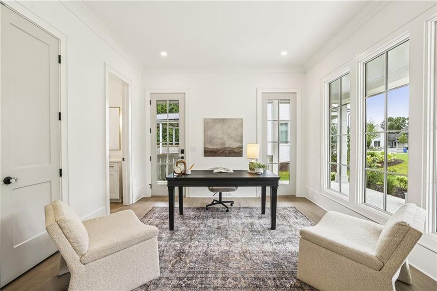 Furnished interior view inside a new home in , Roswell (Image 30). Furnished interior view inside a new home in , Roswell (Image 30).