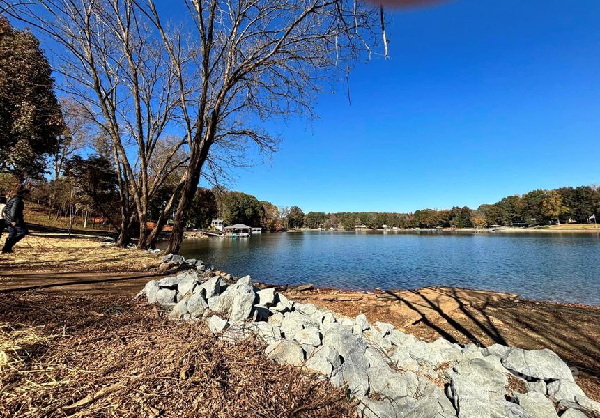 Lake views from the community