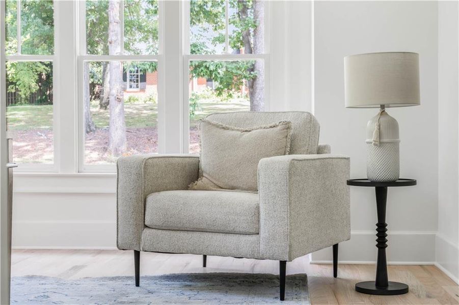Furnished interior view inside a new home in , Marietta (Image 31).