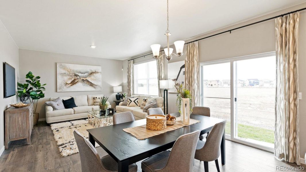 Furnished interior view inside a new home in Timberleaf, Thornton (Image 9).