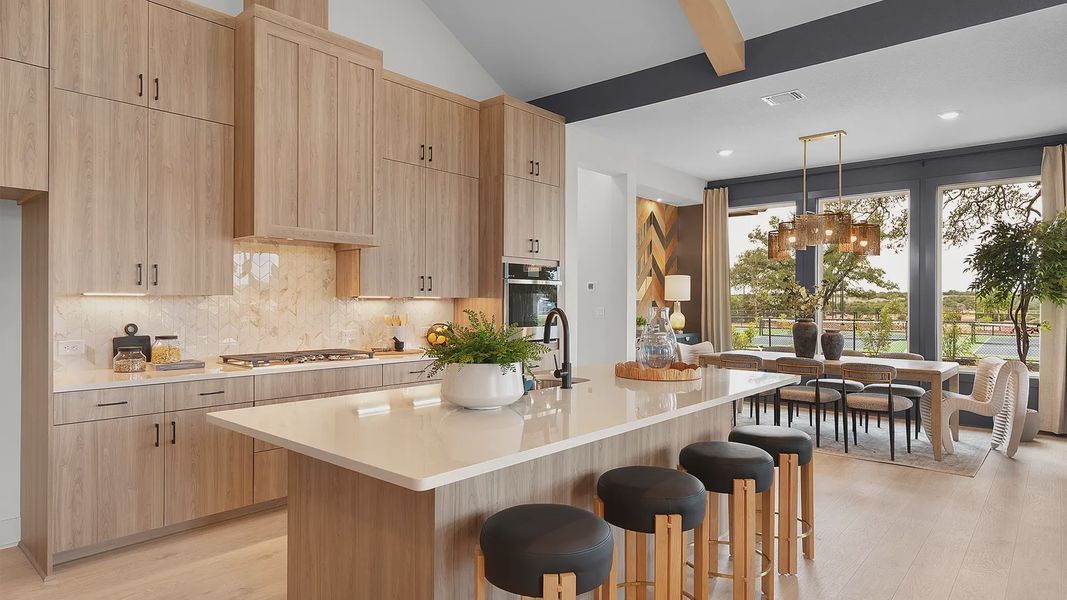 Representative furnished interior of a home built from the Malani by Chesmar Homes in Berry Creek Highlands, Georgetown (Image 24).