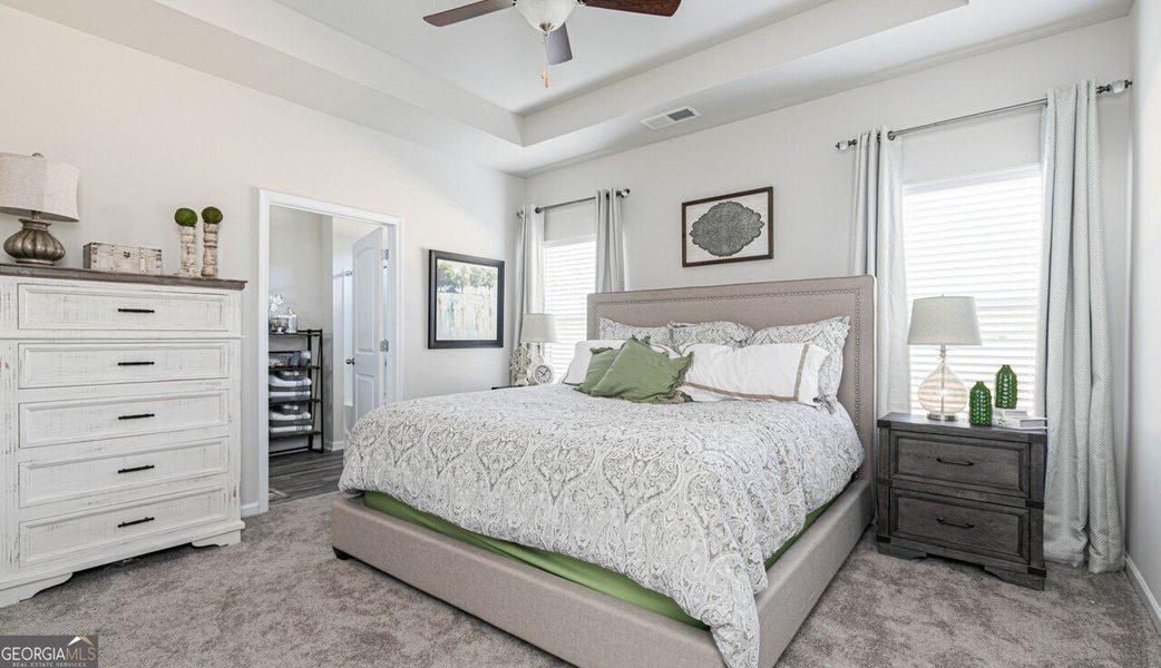 Furnished interior view inside a new home in The Cottages of Silvertown, Thomaston (Image 14).