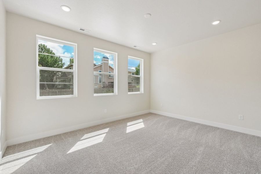 Spacious, unfurnished interior of a new home in Pony Park, Colorado Springs (Image 18). Spacious, unfurnished interior of a new home in Pony Park, Colorado Springs (Image 18).