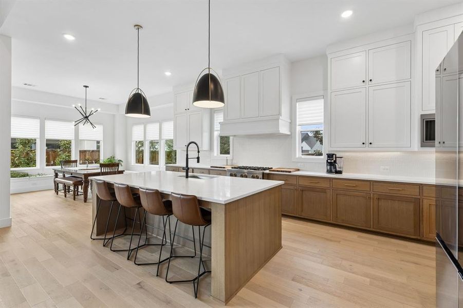 Furnished interior view inside a new home in Windsong Ranch 71' Series, Prosper (Image 6).