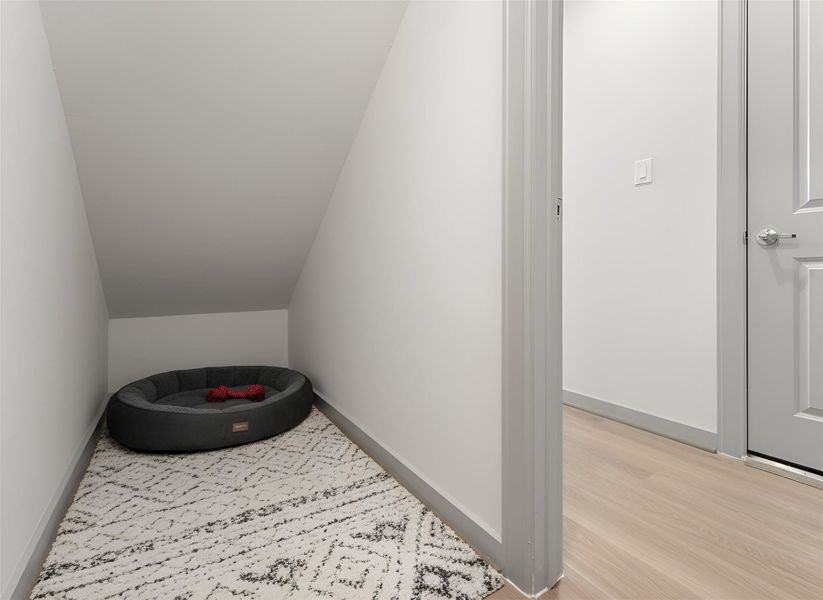 1st floor storage or pet area
