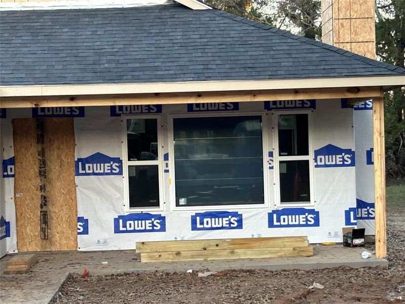 In-progress construction of a new home in , Mount Vernon, TX (Image 3).