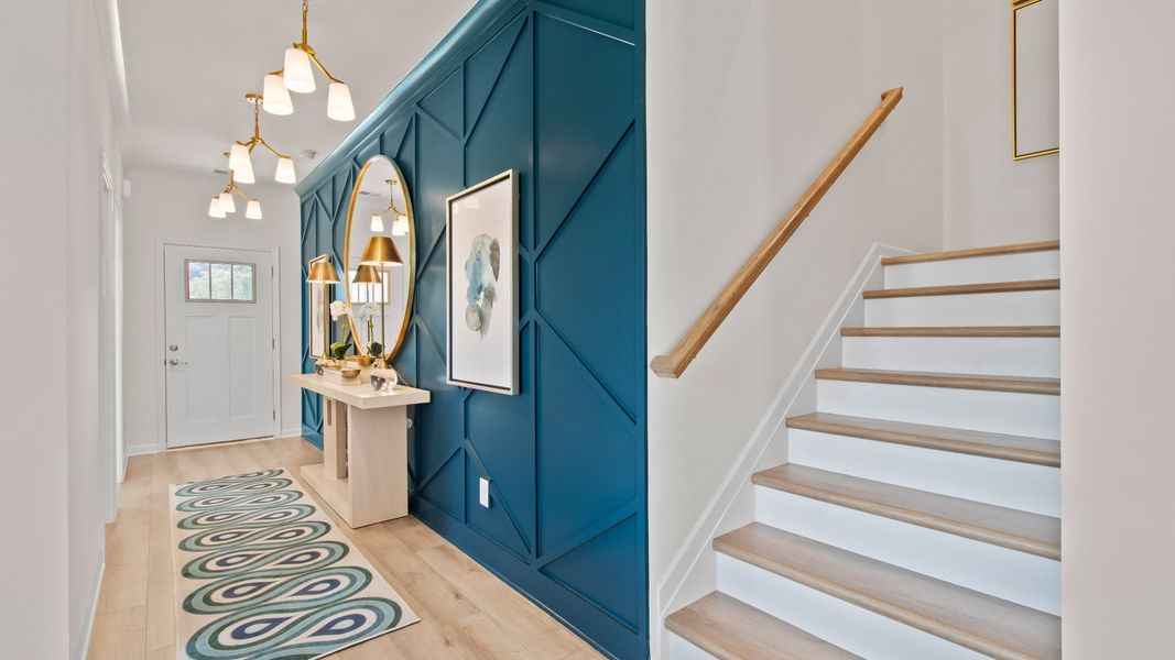 Furnished interior view inside a new home in Hamilton Lakes, Lawrenceville (Image 10).