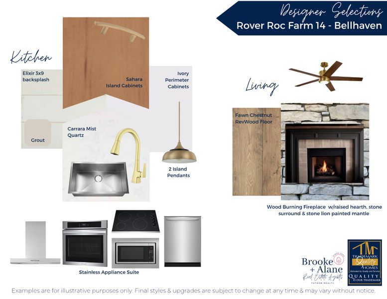 Sample of building materials used in homes in Rover Roc Farms, Williamson (Image 2).