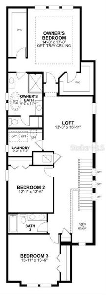 2D floor plan layout of this home in Lake Star at Ovation, Winter Garden, FL (Image 3). 2D floor plan layout of this home in Lake Star at Ovation, Winter Garden, FL (Image 3).