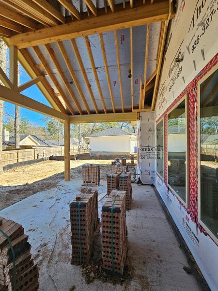 Vaulted Outdoor Living Space