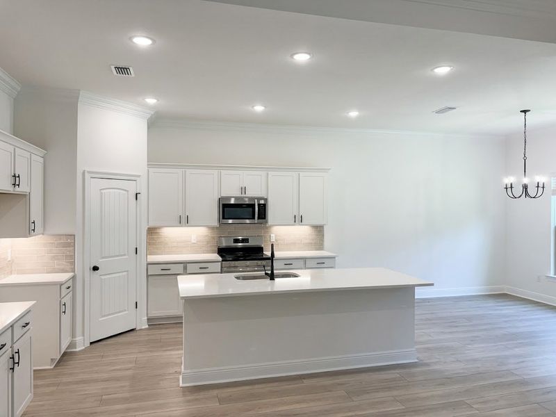 Furnished interior view inside a new home in Young Oaks, Crestview (Image 8).