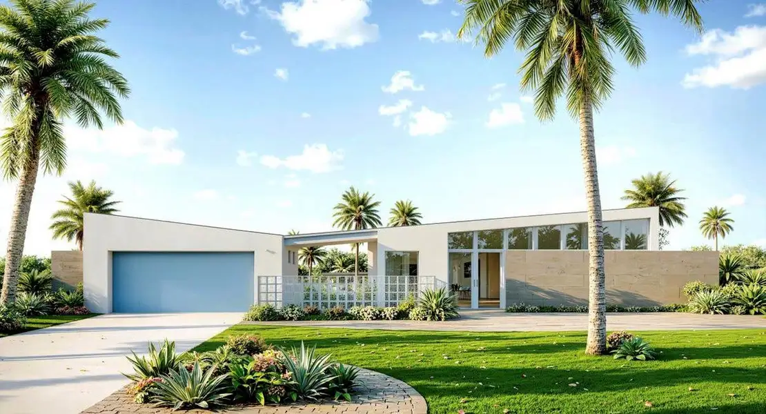 View of front of property featuring a garage, stucco siding, and driveway View of front of property featuring a garage, stucco siding, and driveway