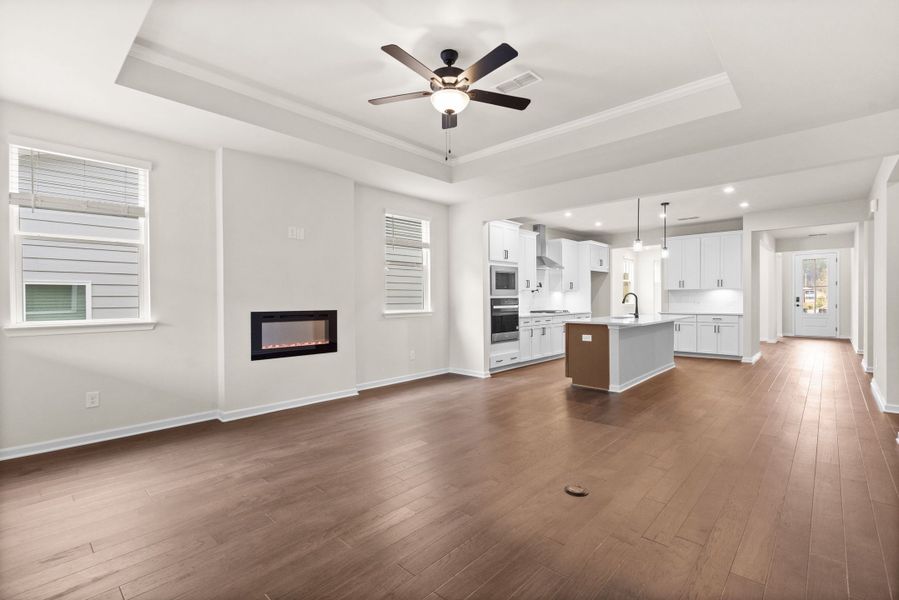 Representative unfurnished interior of a home built from the The Glenwood D by Davidson Homes LLC in Kelly Preserve, Loganville (Image 27).