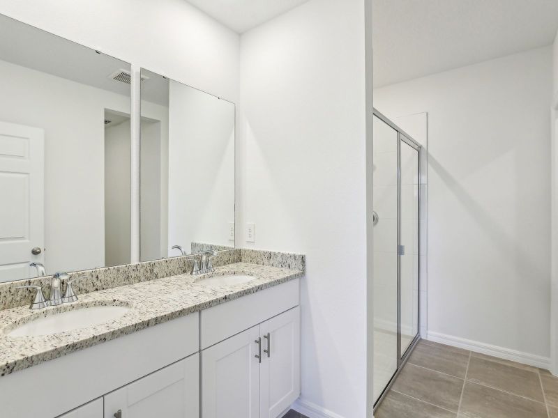 Furnished interior view inside a new home in Villamar - Classic Series, Winter Haven (Image 7). Furnished interior view inside a new home in Villamar - Classic Series, Winter Haven (Image 7).