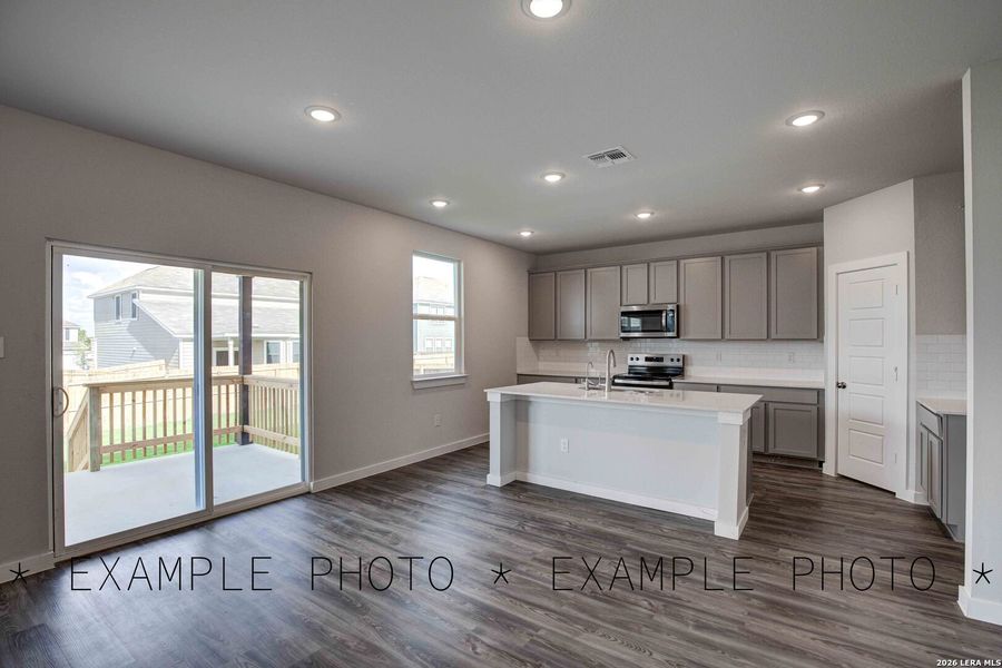 Furnished interior view inside a new home in Garden Grove, San Antonio (Image 6). Furnished interior view inside a new home in Garden Grove, San Antonio (Image 6).