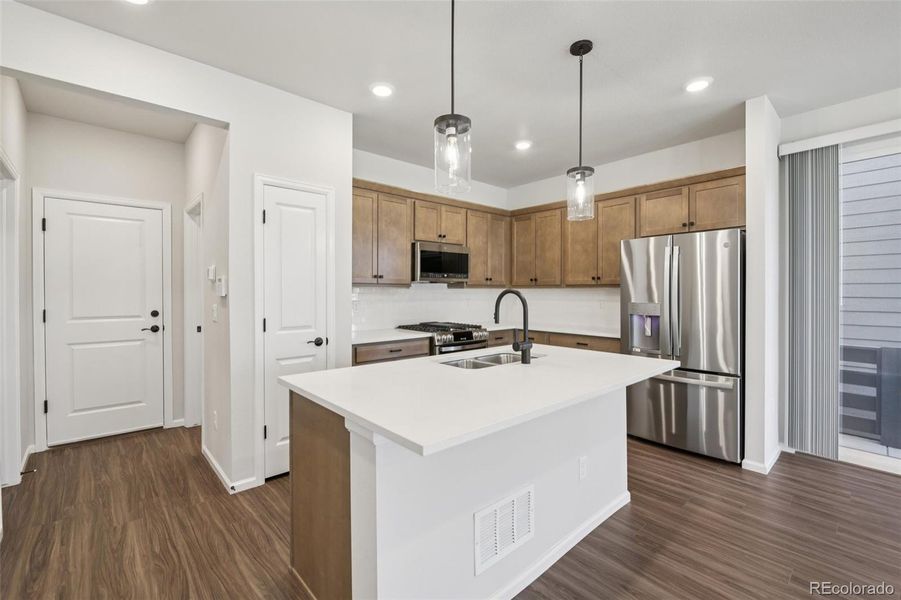 Furnished interior view inside a new home in The Villas Collection at Sterling Ranch, Littleton (Image 15).