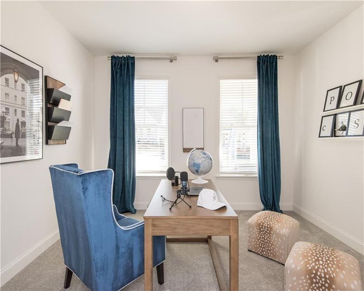 Furnished interior view inside a new home in Cooper's Walk, Loganville (Image 40).
