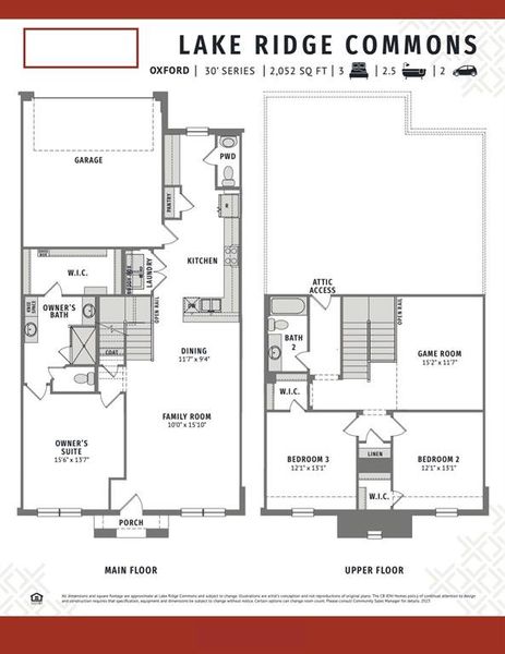 Great entertaining spaces both upstairs and down can be found in our outstanding Oxford floor plan!