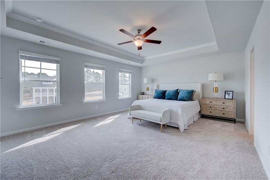 Furnished interior view inside a new home in Burchwood, Stockbridge (Image 12).