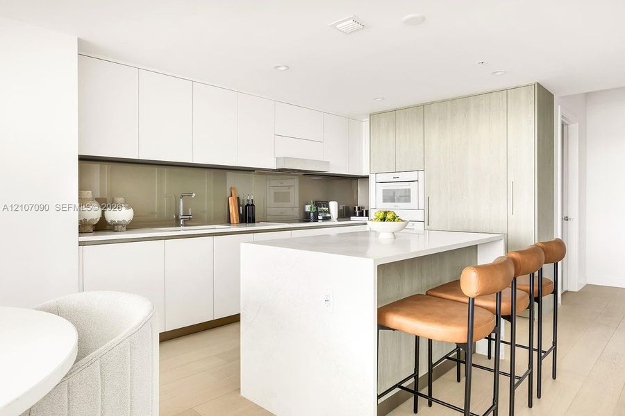 Furnished interior view inside a new home in , Bay Harbor Islands (Image 9).