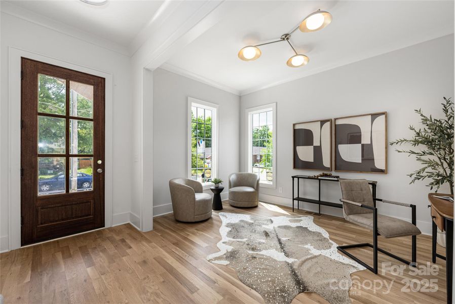 Furnished interior view inside a new home in , Charlotte (Image 31).