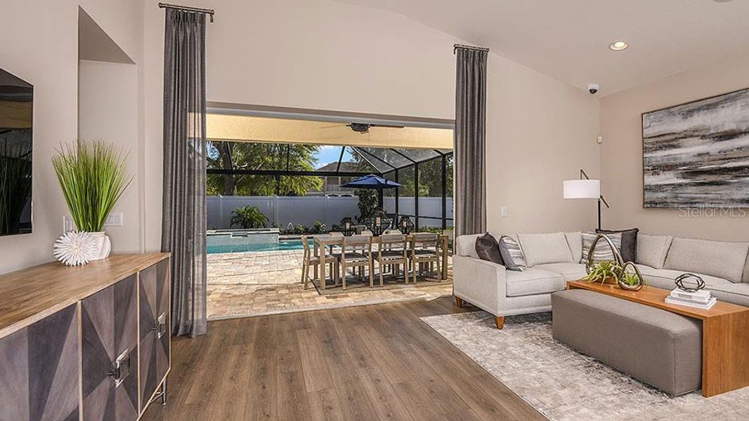 Furnished interior view inside a new home in Firethorn, Parrish (Image 3).