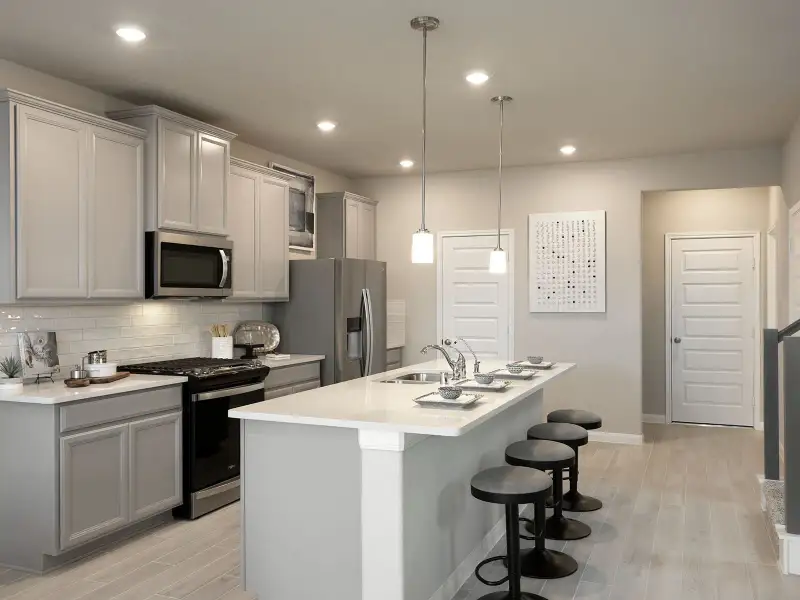 Furnished interior view inside a new home in Katy Grand Village - City Series, Katy (Image 9). Furnished interior view inside a new home in Katy Grand Village - City Series, Katy (Image 9).