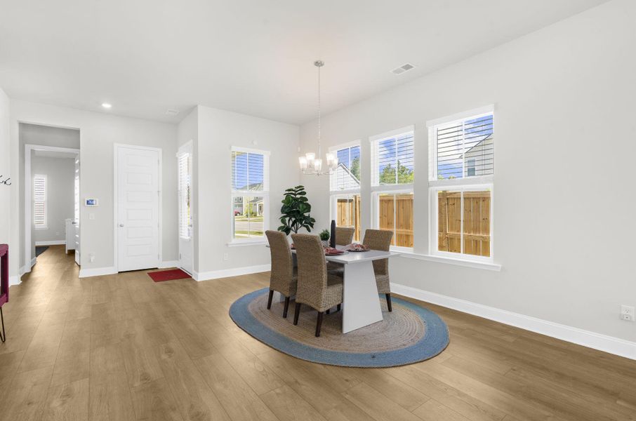 Furnished interior view inside a new home in , Summerville (Image 50).