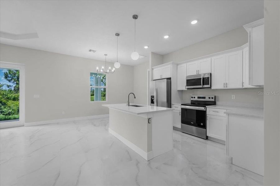 Furnished interior view inside a new home in , Lehigh Acres (Image 6).