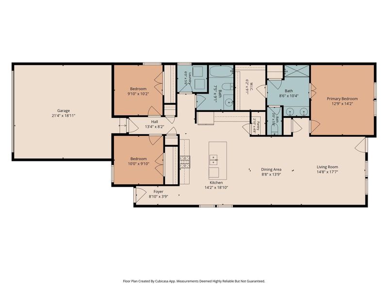 A well-designed single-level layout details the flow of the entire home.
