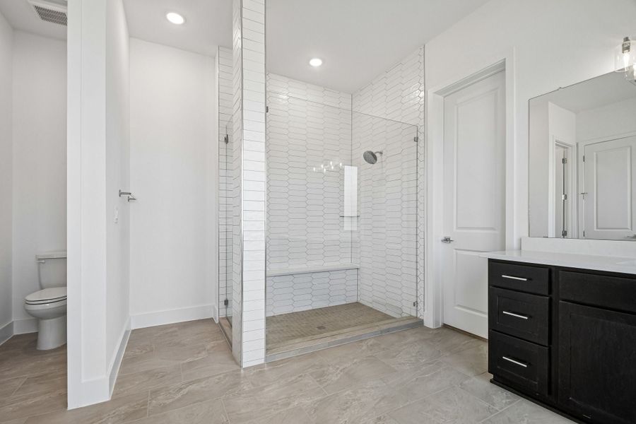 Furnished interior view inside a new home in Freedom at Anthem, Kyle (Image 8).