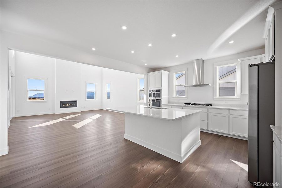 Furnished interior view inside a new home in Jackson Creek, Monument (Image 6).