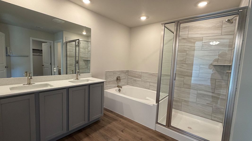 Furnished interior view inside a new home in The Lakes Northwest, Robstown (Image 9).