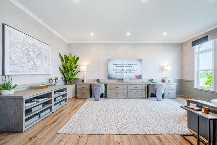 Representative furnished interior of a home built from the Beckett by Fischer Homes in Veranda Manor, Canton (Image 10).