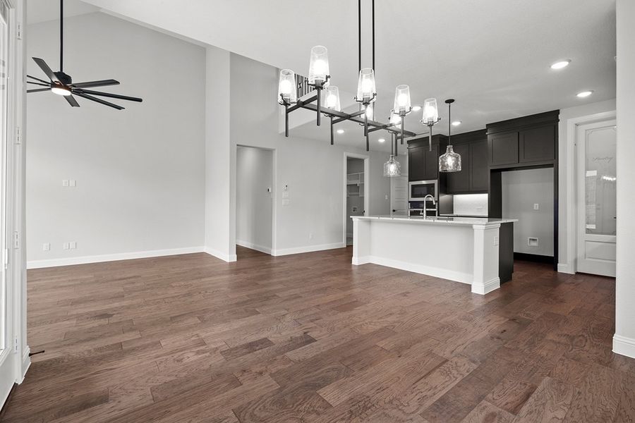 Representative furnished interior of a home built from the Bradley by Landon Homes in Lexington Frisco, Frisco (Image 8).